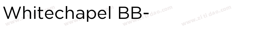 Whitechapel BB字体转换